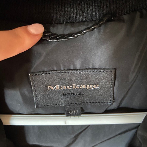 Women’s black mackage winter coat - Picture 2 of 3